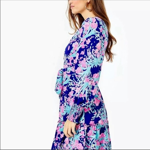 Lilly Pulitzer Rosie Stretch Dress Toucan Party - Picture 4 of 5